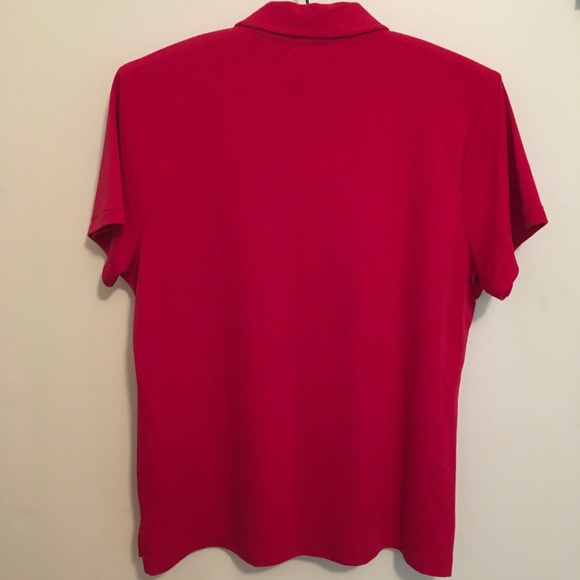 Joan Vass Studio Red Polo Shirt NWT - Picture 4 of 8